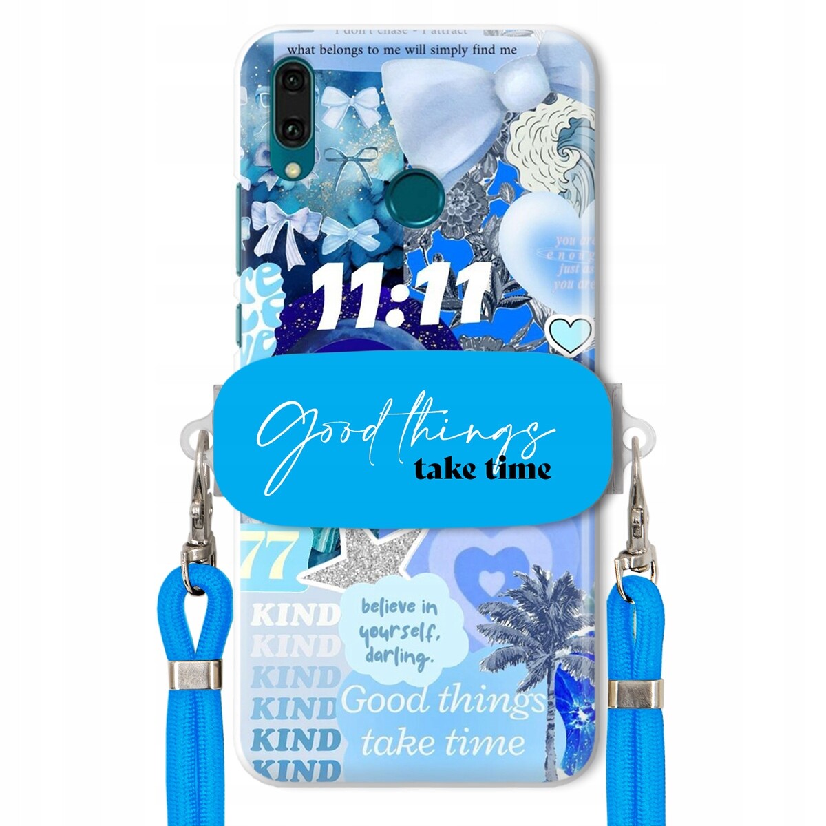 Pouzdro pro Huawei Y9 2019 Držák Crossbody vodítko Good Things Sea Léta