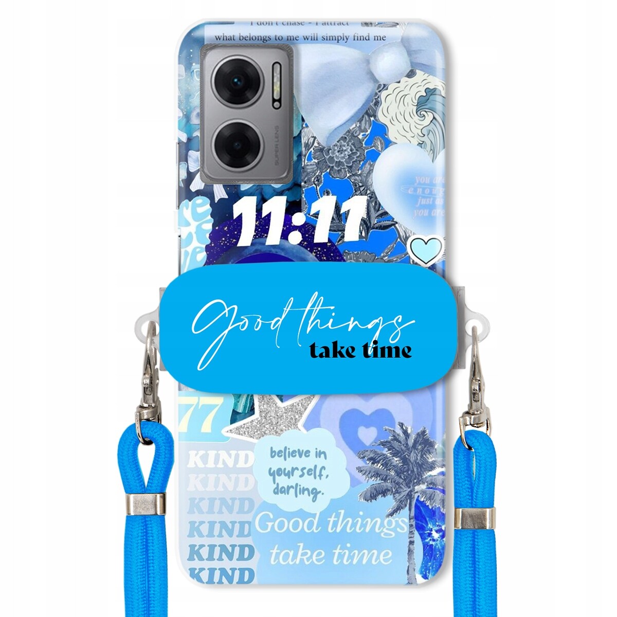 Pouzdro pro Xiaomi Redmi 10 5G Držák Crossbody vodítko Good Things Dovolená
