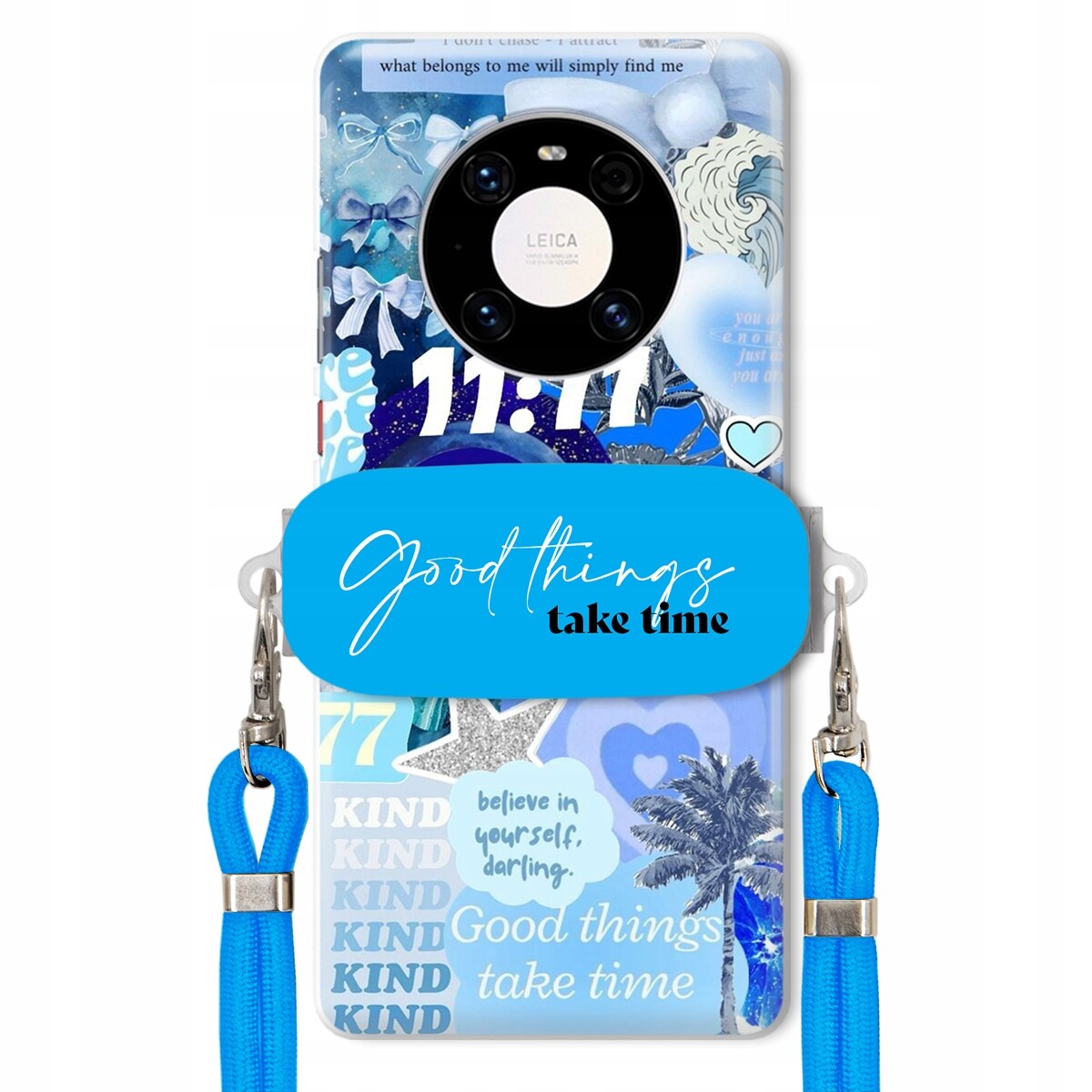 Pouzdro pro Huawei Mate 40 Držák Crossbody vodítko Good Things Sea Léta