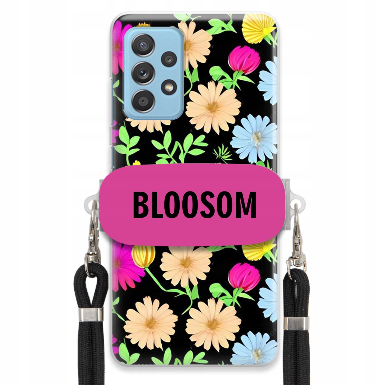 Pouzdro Crossbody Držák Pro Samsung A33 5G Kryt Case Květiny Bloosom Flower
