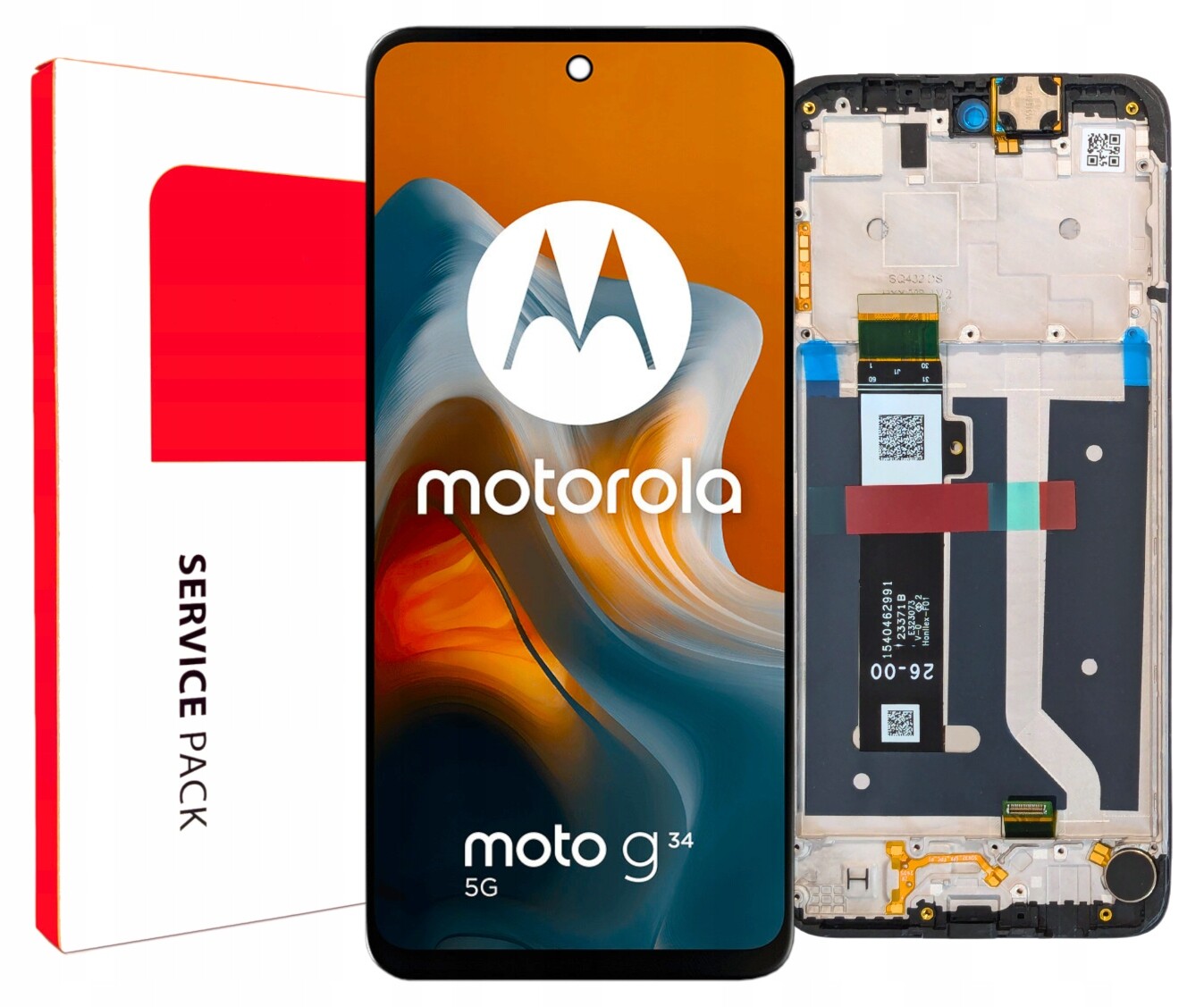 Displej pro Motorola G34 Rámeček s LCD doplňky Originální Zila XT2363-3