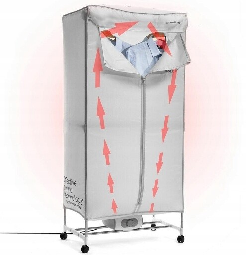 Elektrická sušička na oblečení Přenosná 2 úrovně Zámek 1200W Innovagoods