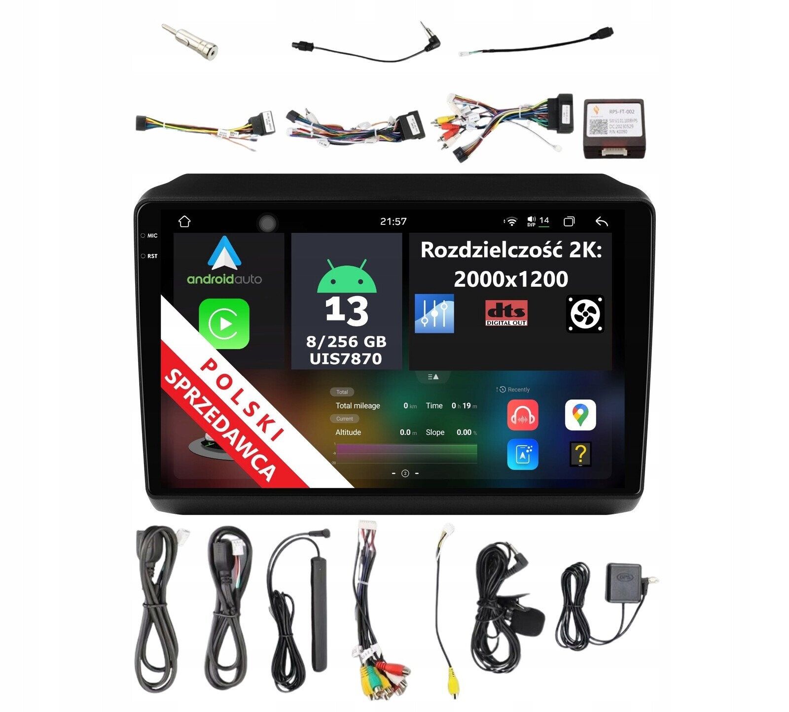 2K Qled Rádio Android Fiat Ducato Citroen Jumper 8/256 Gb Dsp Carplay Lte