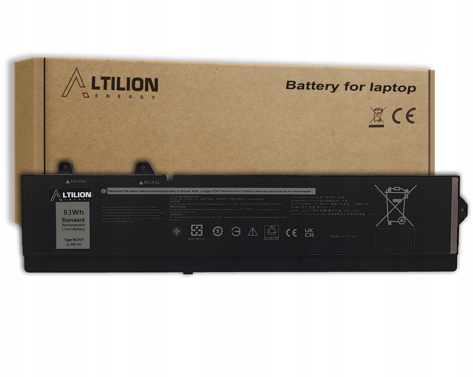 Baterie Rcvvt 0RCVVT pro Dell Precision 7670 7680 7770 7780