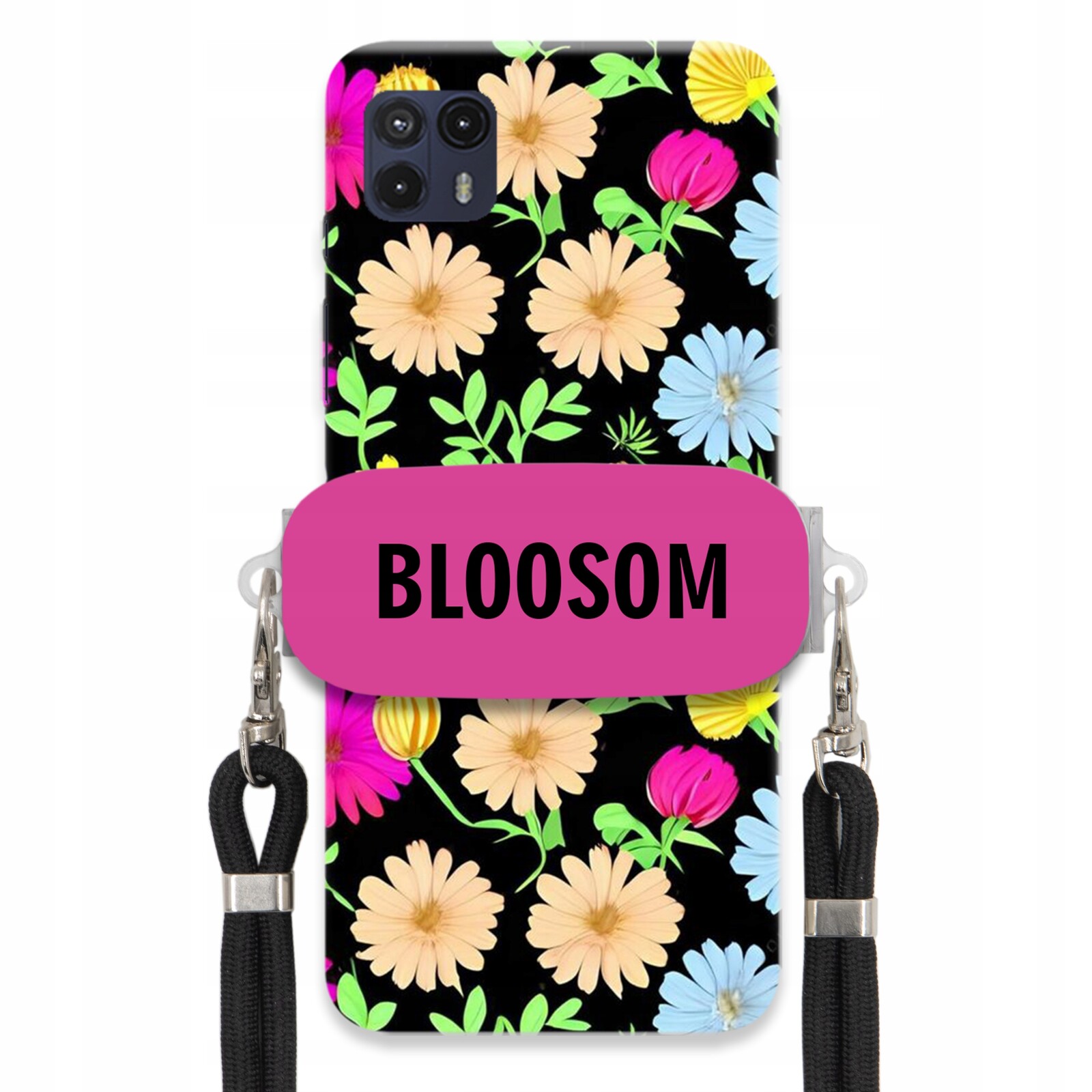 Pouzdro Crossbody Držák Pro Motorola G50 5G Kryt Case Květiny Bloosom Flower