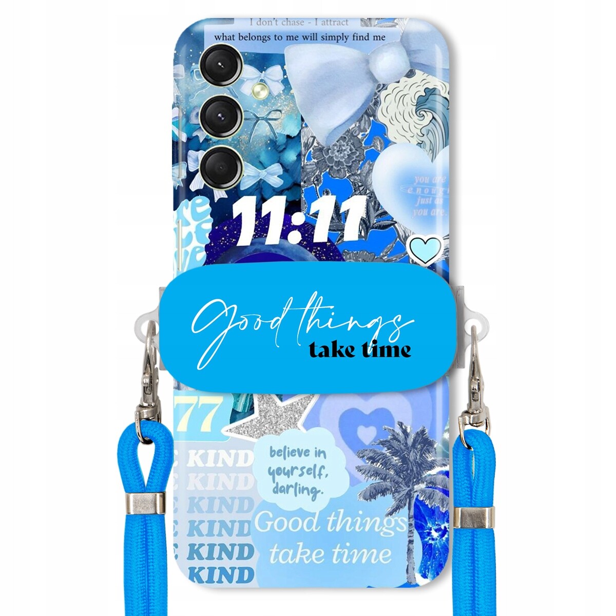 Pouzdro pro Samsung A24 4G Držák Crossbody vodítko Good Things Sea Léta