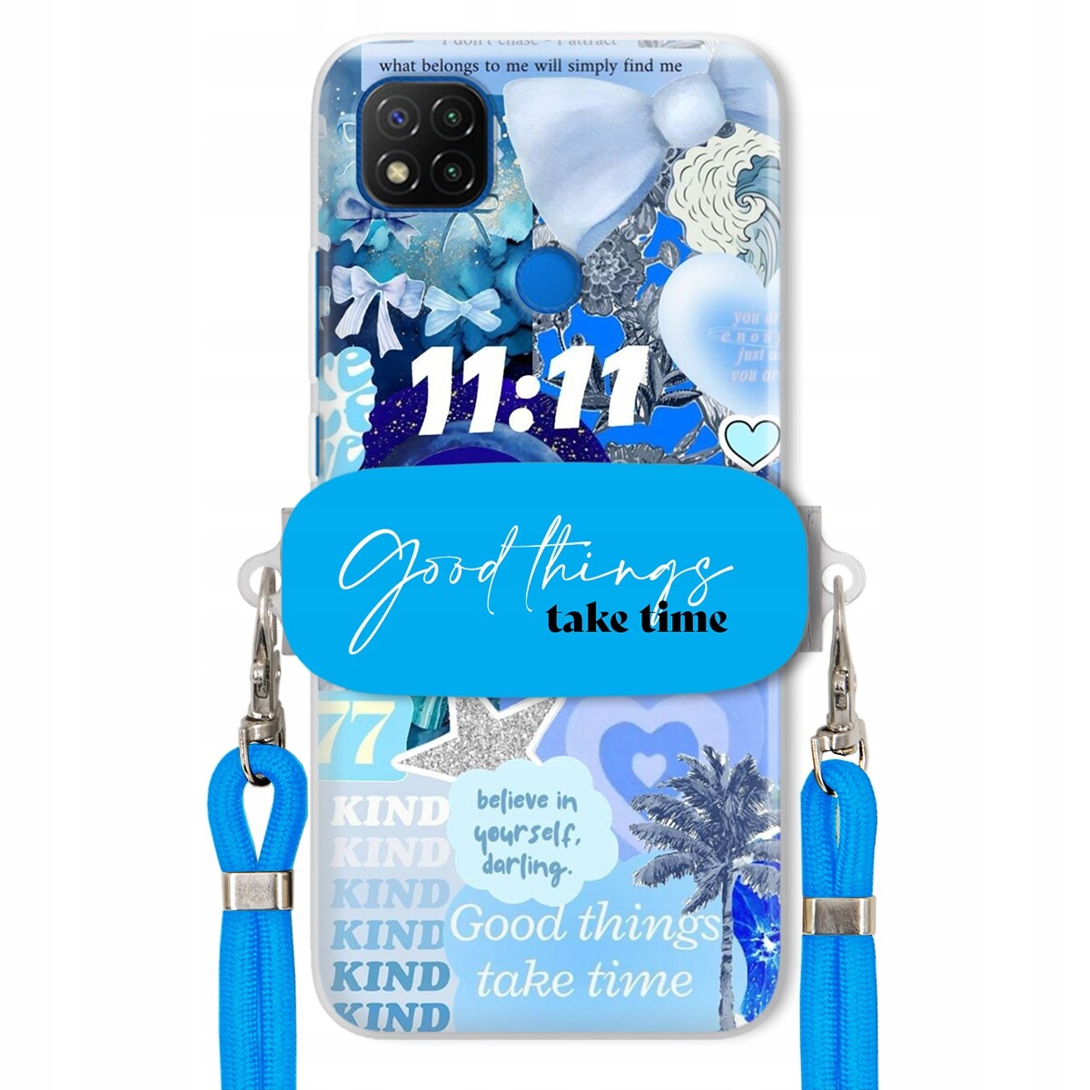 Pouzdro pro Xiaomi Redmi 9C Držák Crossbody vodítko Good Things Sea Léta