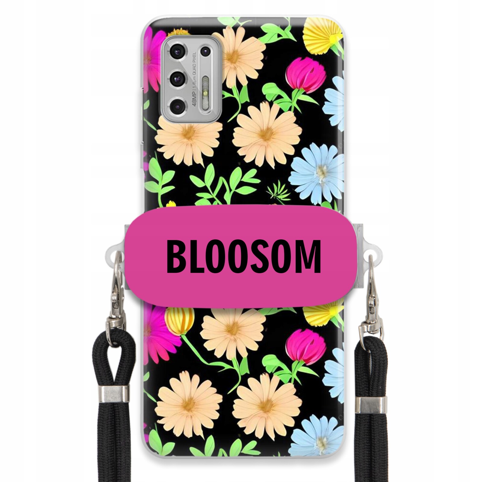 Pouzdro Crossbody Držák Pro Motorola G Stylus 2021 Case Květiny Bloosom Flower