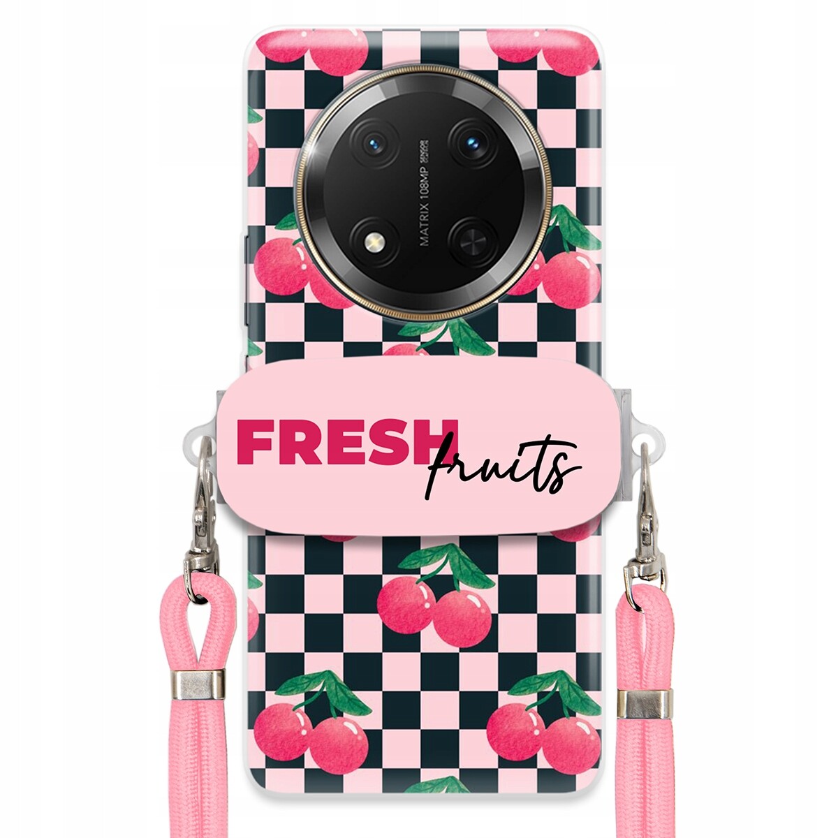 Pouzdro pro Honor Magic 7 Lite Vodítko Crossbody+ Držák Šachovnice Fresh Fruits