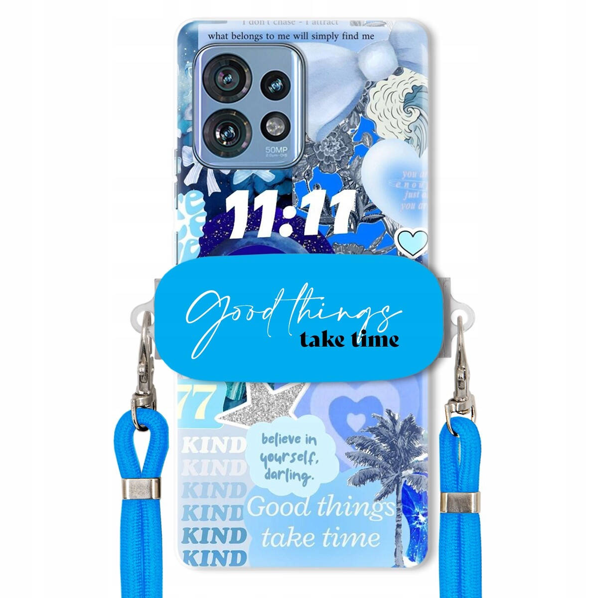 Pouzdro pro Motorola Edge 40 Pro Držák Crossbody vodítko Good Things Dovolená