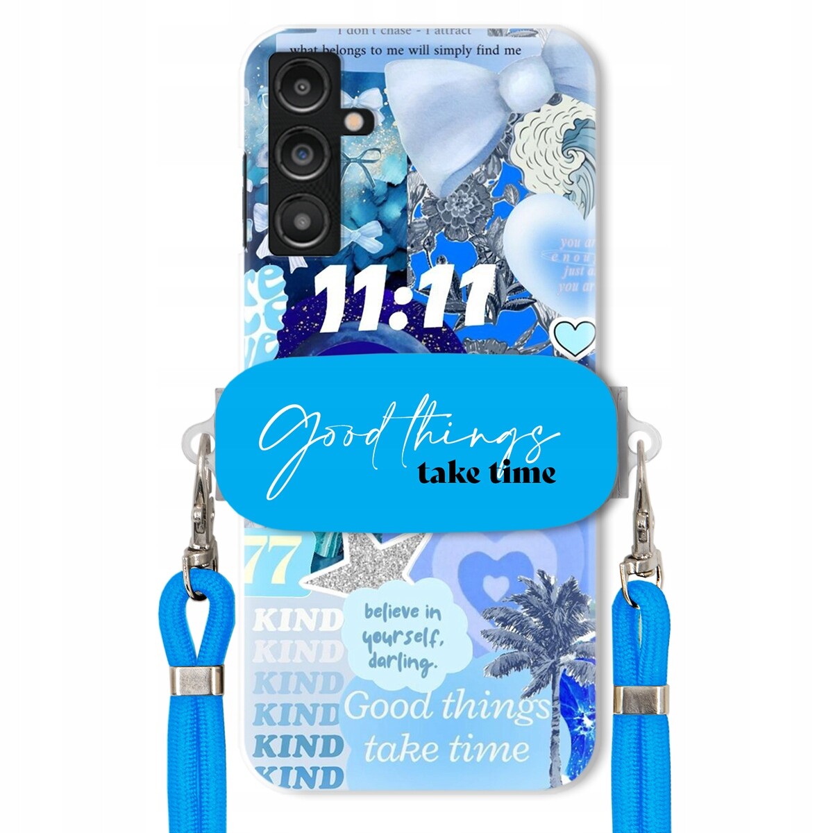 Pouzdro pro Samsung A14 5G Držák Crossbody vodítko Good Things Sea Léta