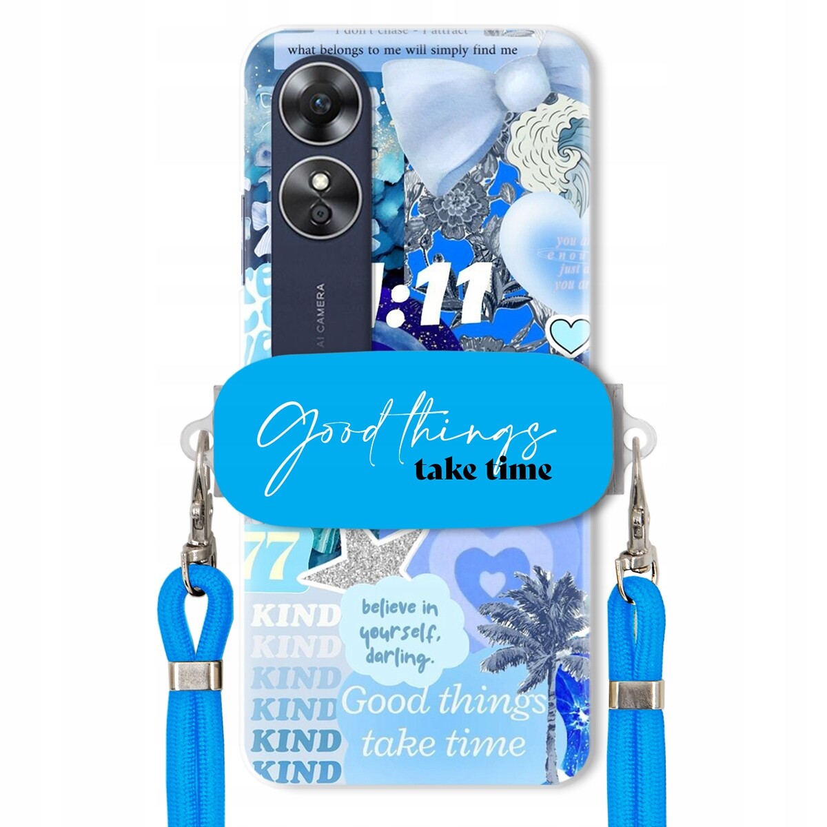 Pouzdro pro Oppo A17 Držák Crossbody vodítko Good Things Sea Mořské Léta