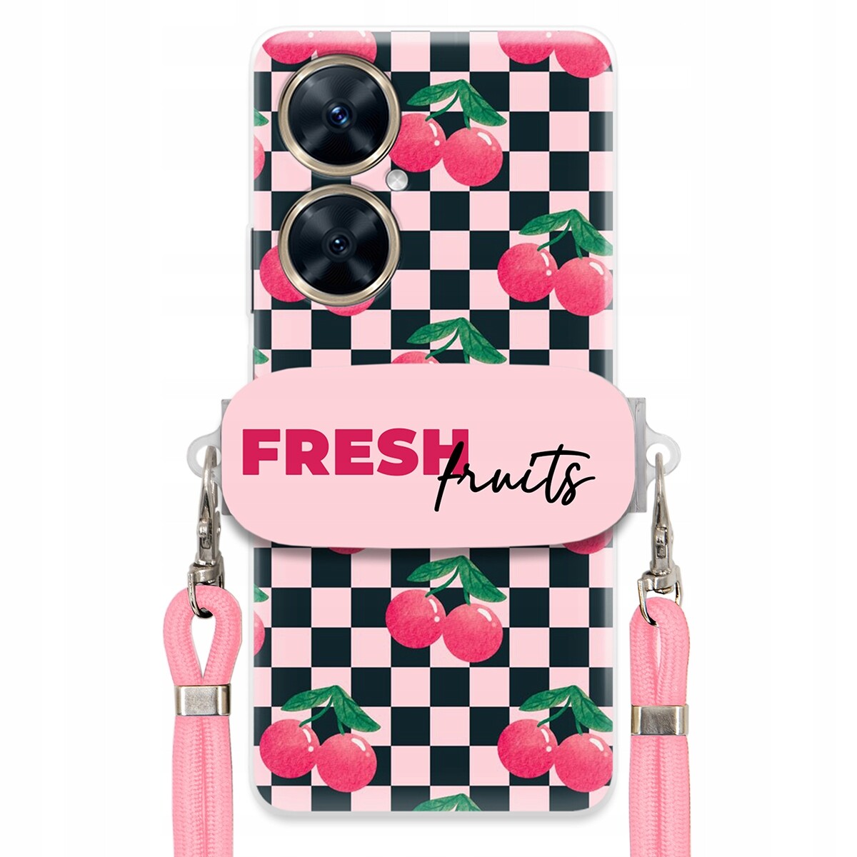 Pouzdro pro Huawei Nova 11i Crossbody vodítko Držák Šachovnice Fresh Fruits