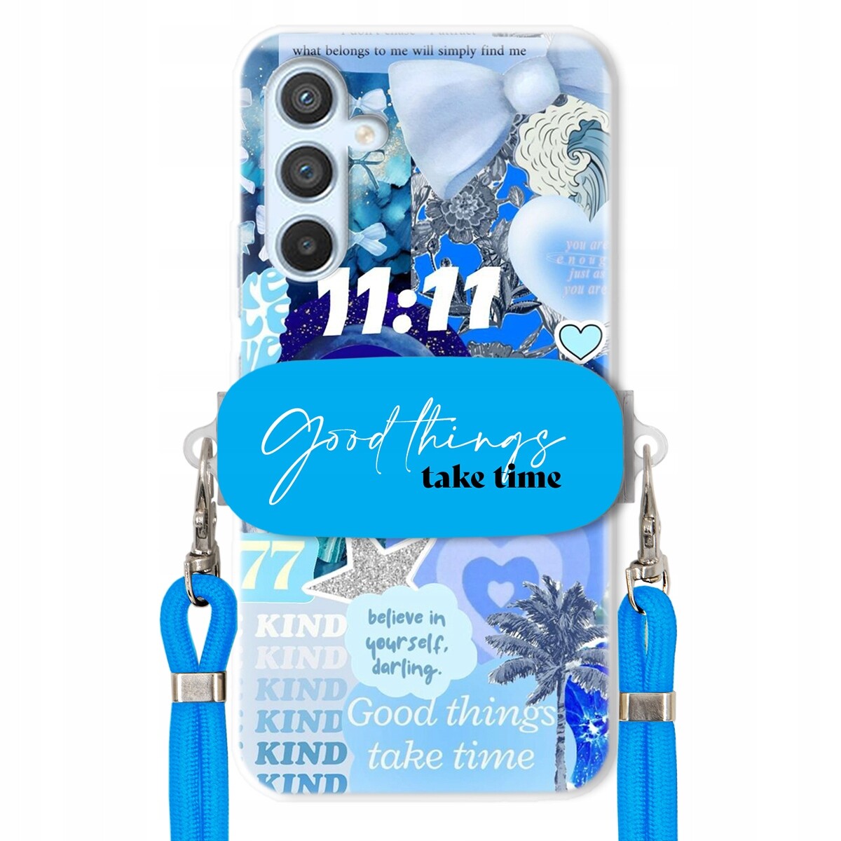 Pouzdro pro Samsung A25 5G Držák Crossbody vodítko Good Things Sea Léta