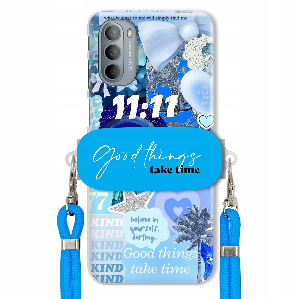 Pouzdro pro Motorola G31 4G Držák Crossbody vodítko Good Things Sea Léta