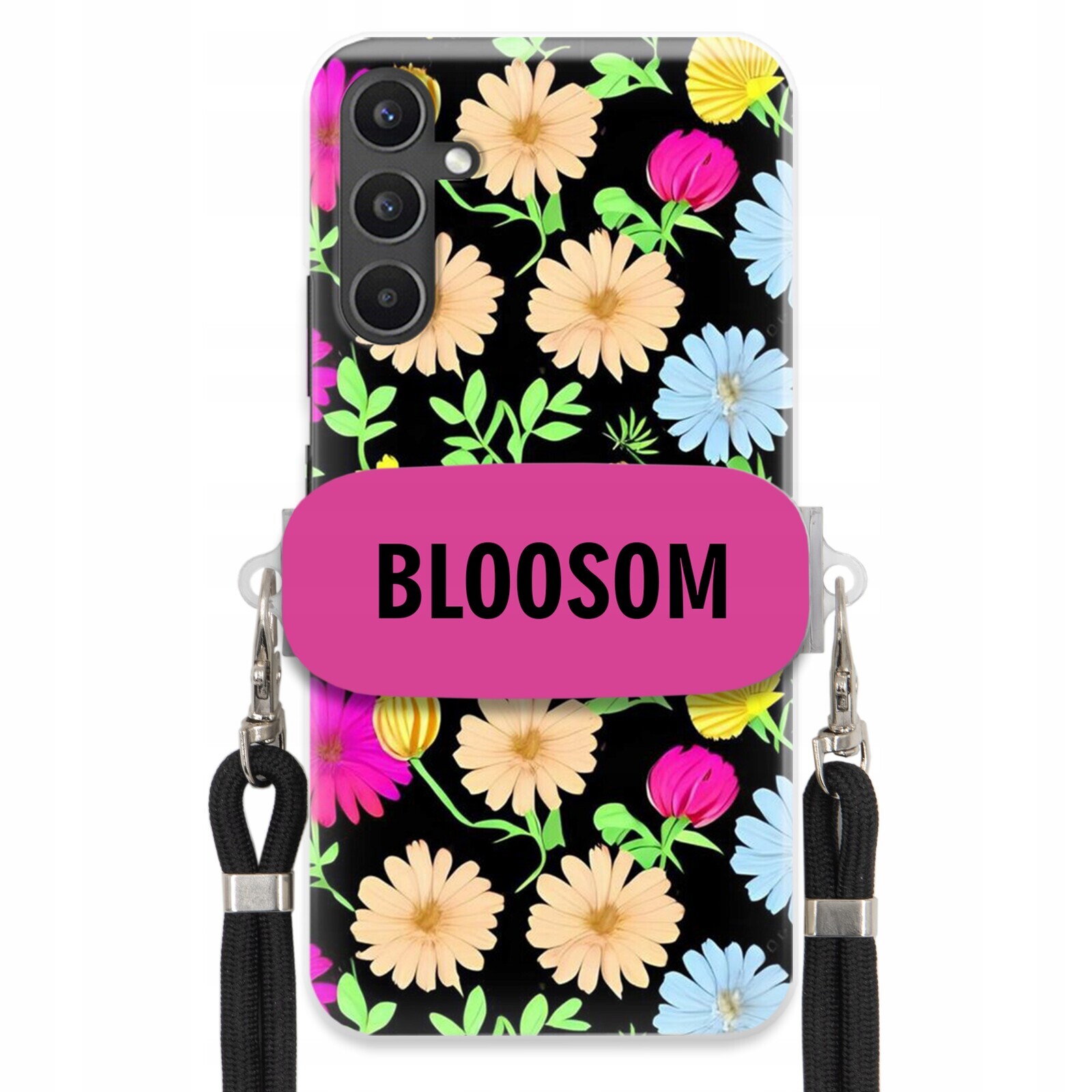 Pouzdro Crossbody Držák Pro Samsung A34 5G Kryt Case Květiny Bloosom Flower