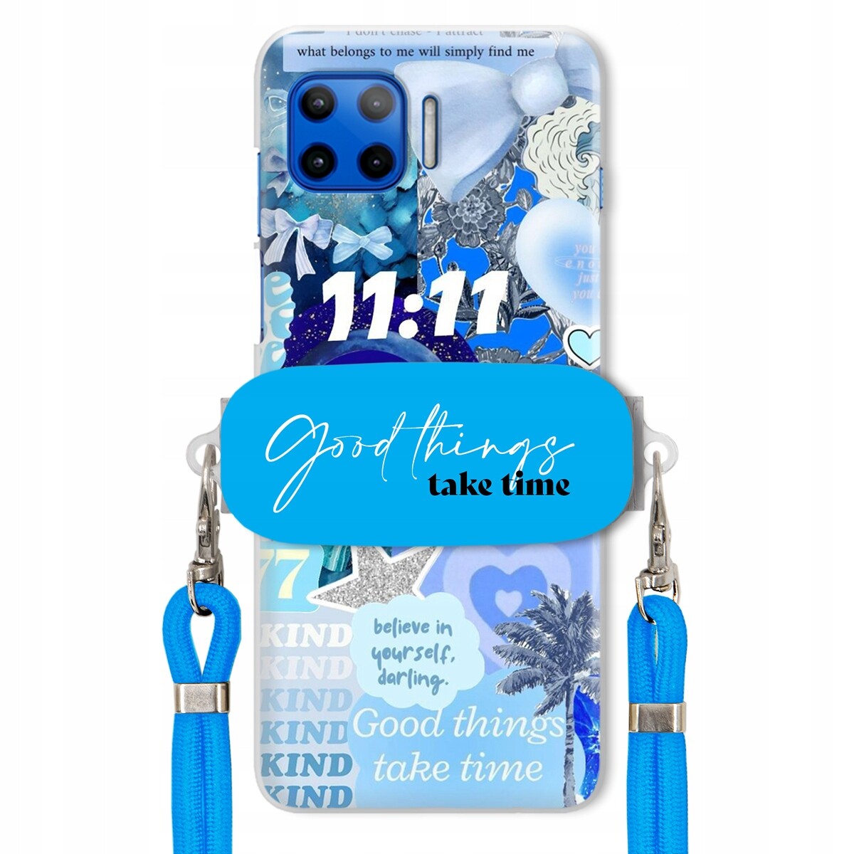 Pouzdro pro Motorola G 5G Plus Držák Crossbody vodítko Good Things Dovolená