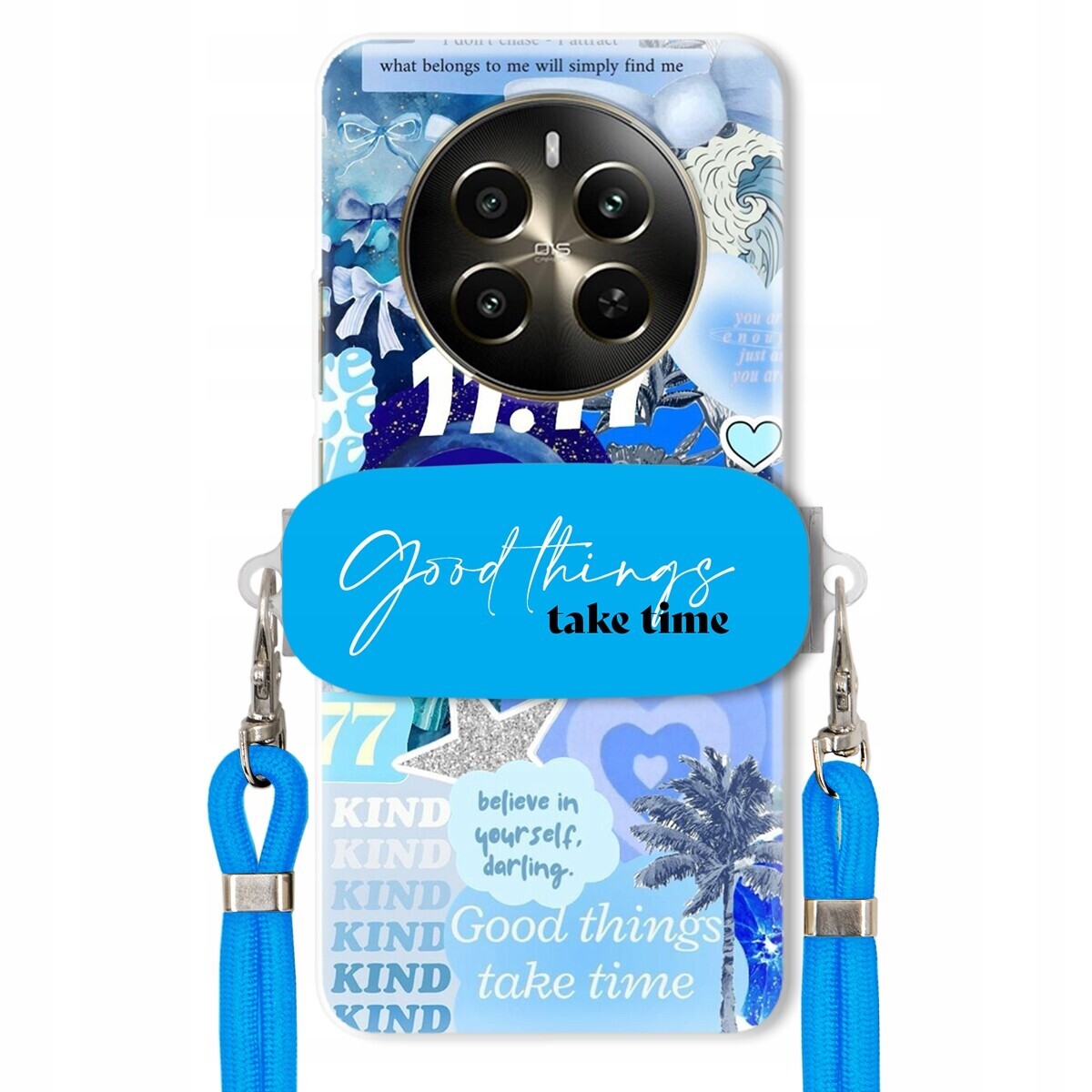 Pouzdro pro Realme 12 Plus 5G Držák Crossbody vodítko Good Things Dovolená