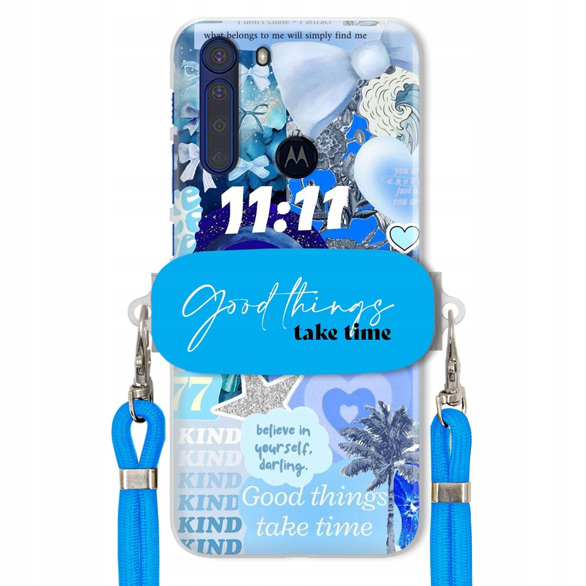 Pouzdro pro Motorola One Fusion Držák Crossbody vodítko Good Things Dovolená