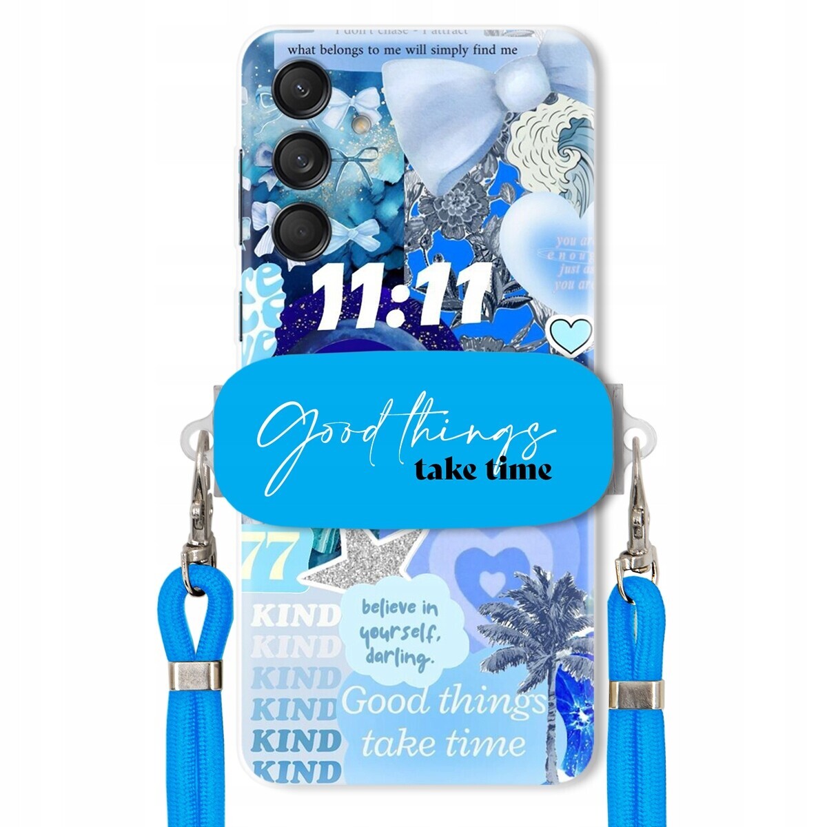 Pouzdro pro Samsung M55 5G Držák Crossbody vodítko Good Things Sea Lata