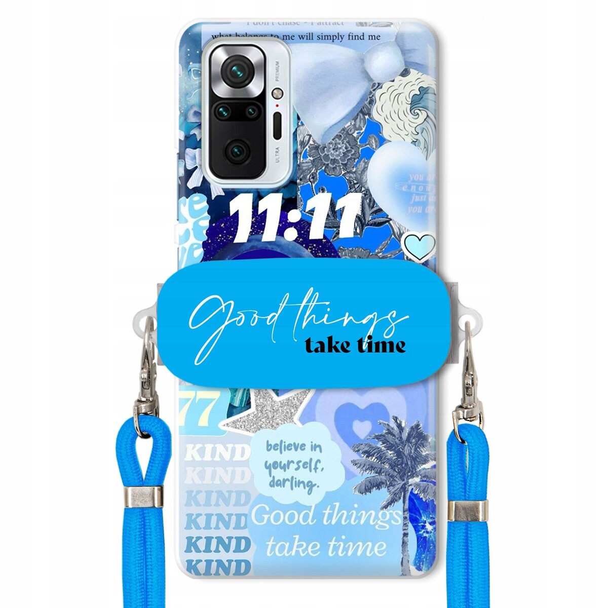 Pouzdro pro Xiaomi Redmi Note 10 Pro Držák Crossbody vodítko Good Things Sea