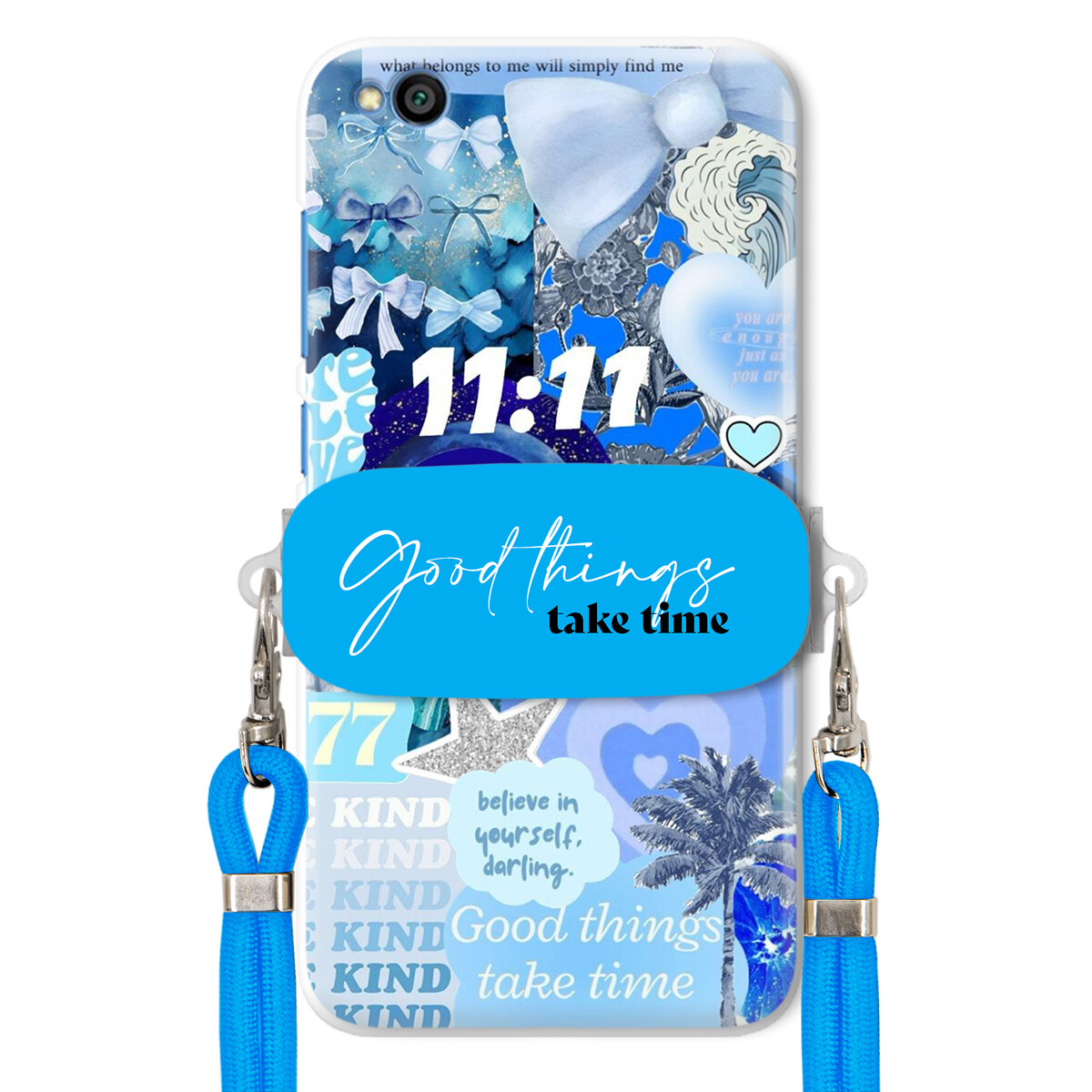Pouzdro pro Xiaomi Redmi Go Držák Crossbody vodítko Good Things Sea Léta