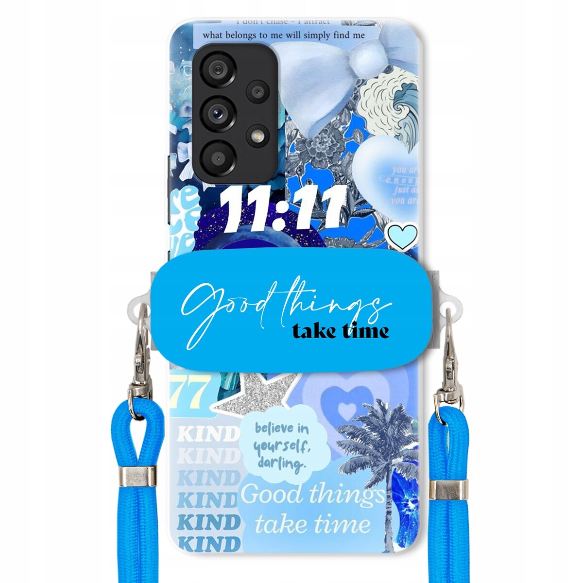 Pouzdro pro Samsung M53 5G Držák Crossbody vodítko Good Things Sea Lata