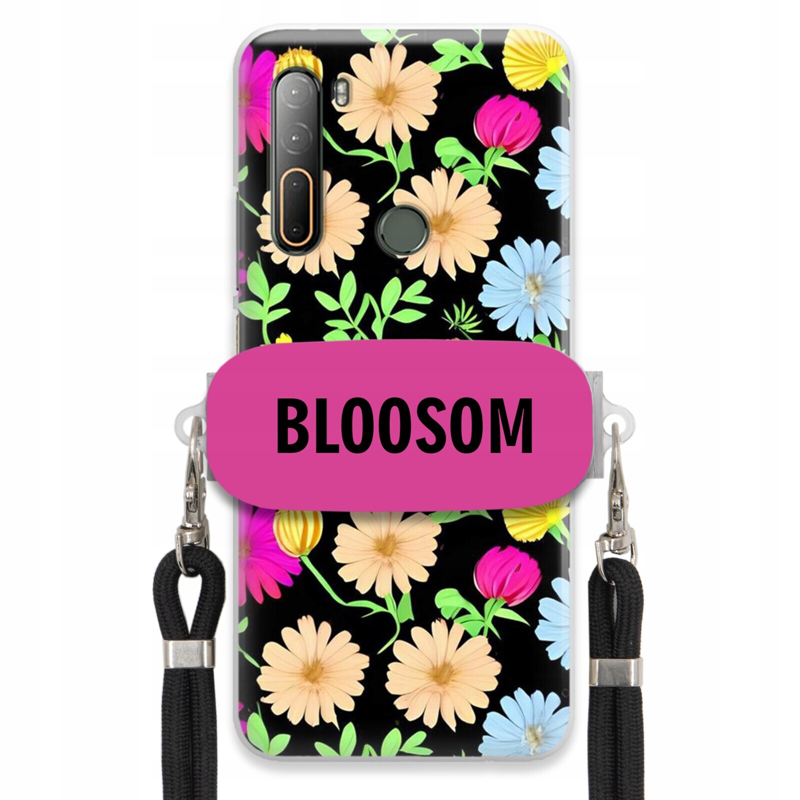 Pouzdro Crossbody Držák Pro Htc Desire U20 5G Kryt Květiny Bloosom Flower
