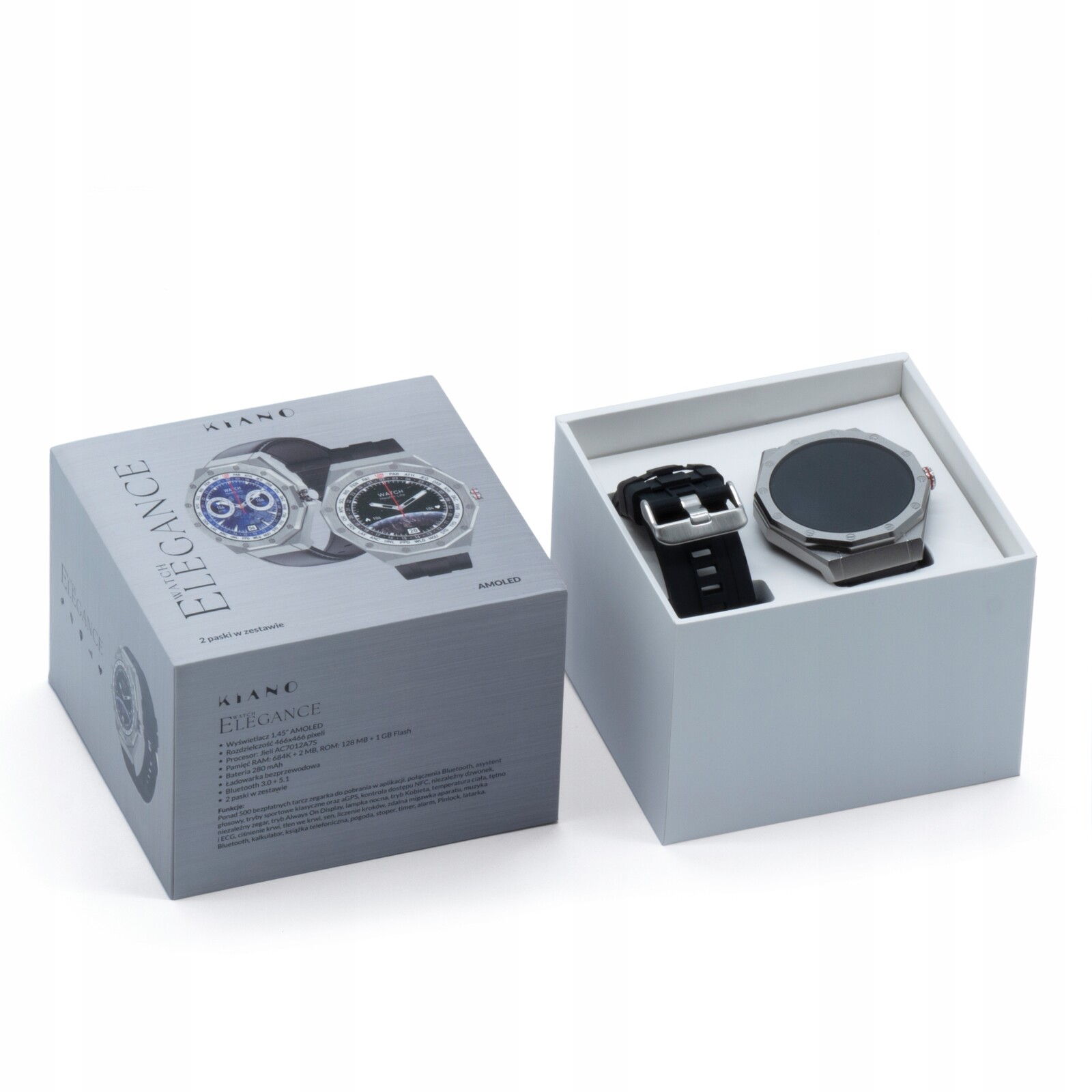 Chytré Hodinky Kiano Kw-es Hovory, krokoměr a vodotěsnost