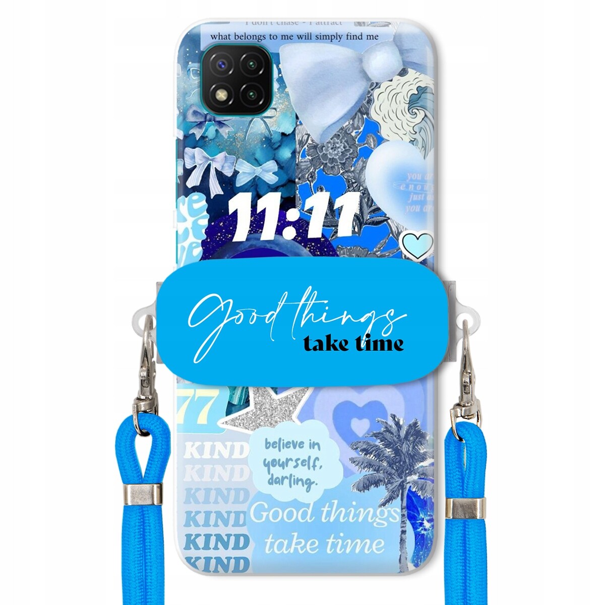 Pouzdro pro Xiaomi Poco C3 Držák Crossbody vodítko Good Things Sea Lata