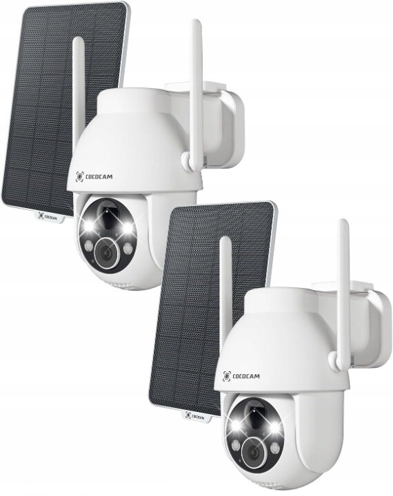 Cococam ZY-C2 Monitorovací kamera 2,4 GHz Wifi Solární panel 2 kusy