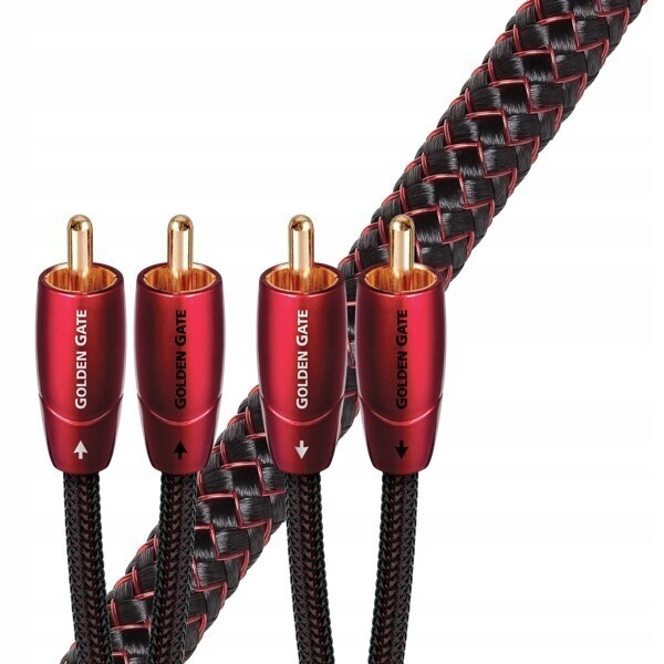 Audioquest Golden Gate Rr 2,0 m audio kabel 2 x Rca 2 x Rca