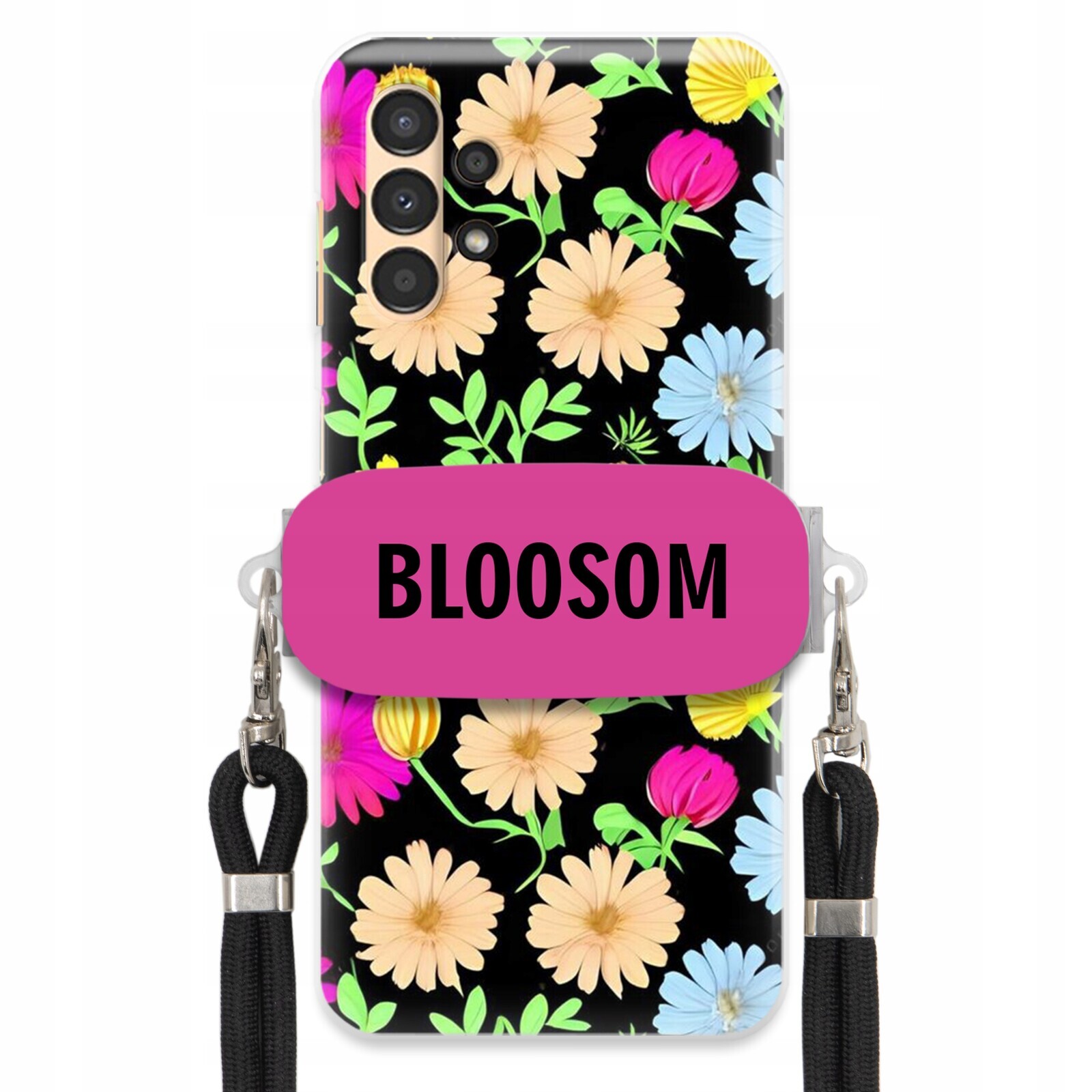 Pouzdro Crossbody Držák Pro Samsung A13 4G Kryt Case Květiny Bloosom Flower