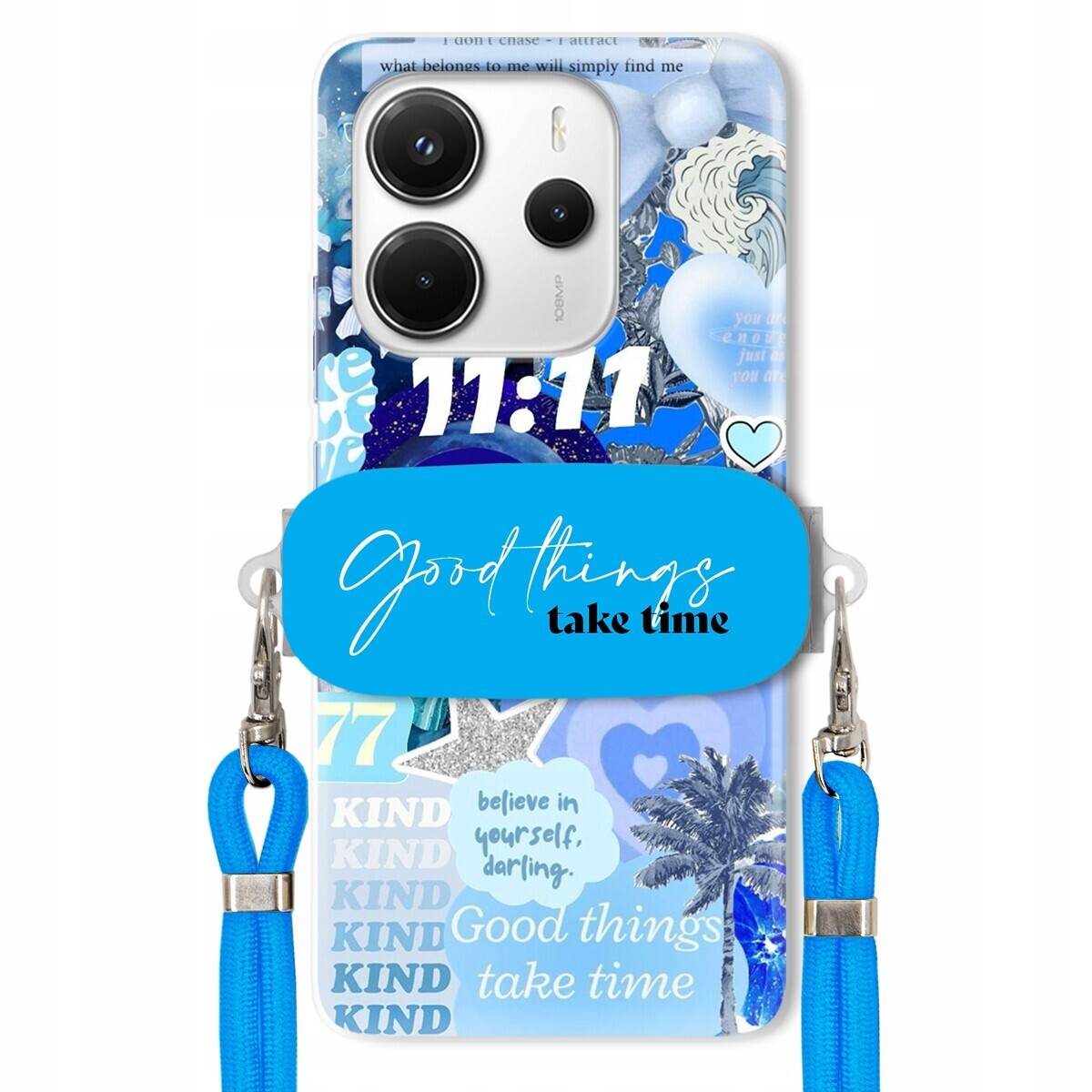 Pouzdro pro Xiaomi Redmi Note 14 4G Držák Crossbody vodítko Good Things Sea