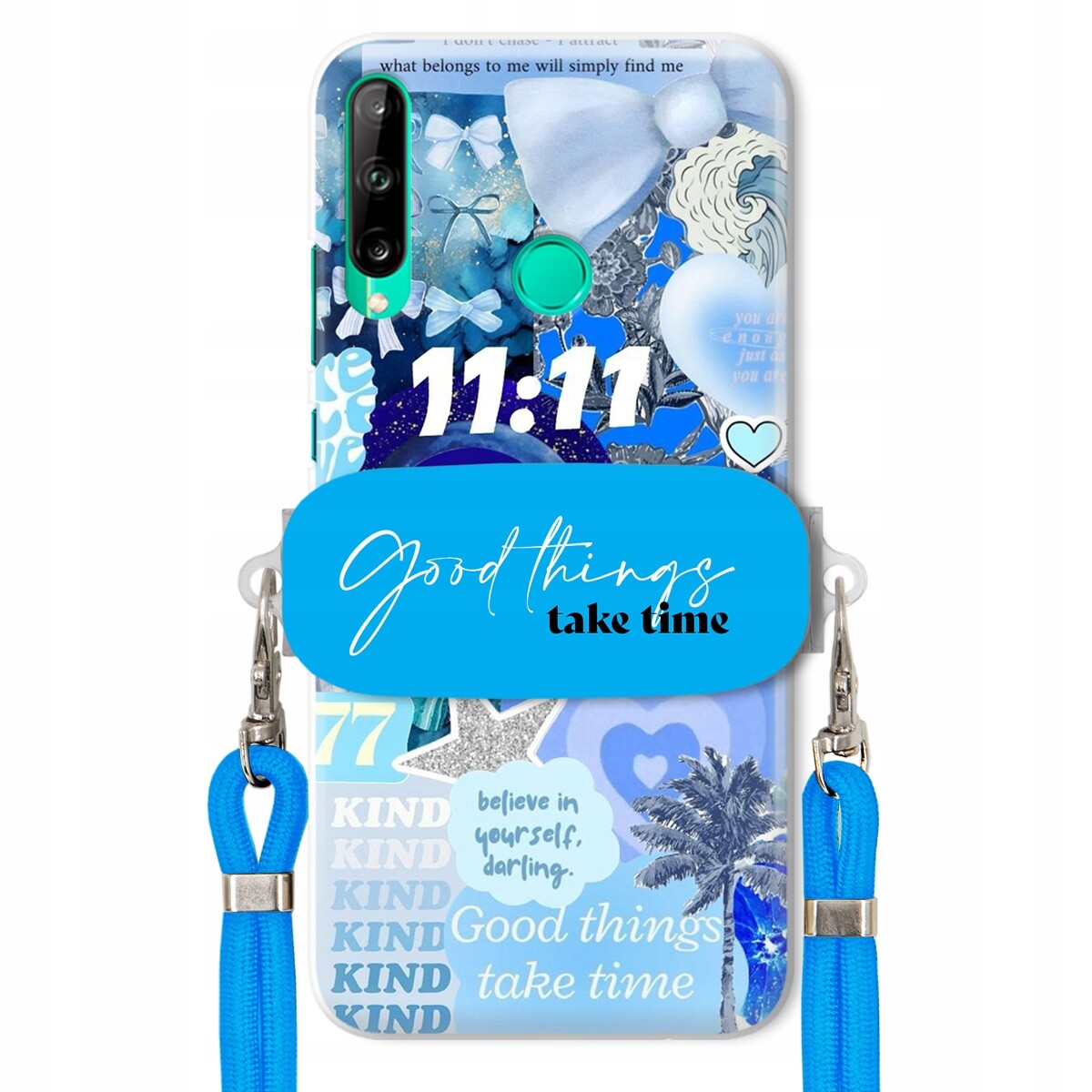 Pouzdro pro Huawei P40 Lite E Držák Crossbody vodítko Good Things Dovolená