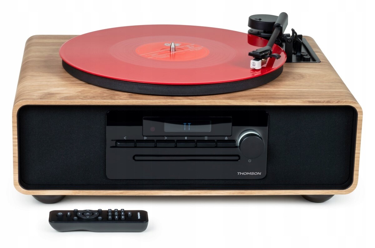 Gramofon s reproduktory Thomson MIC300TT Bluetooth 5.0 Rádio Fm CD/MP3