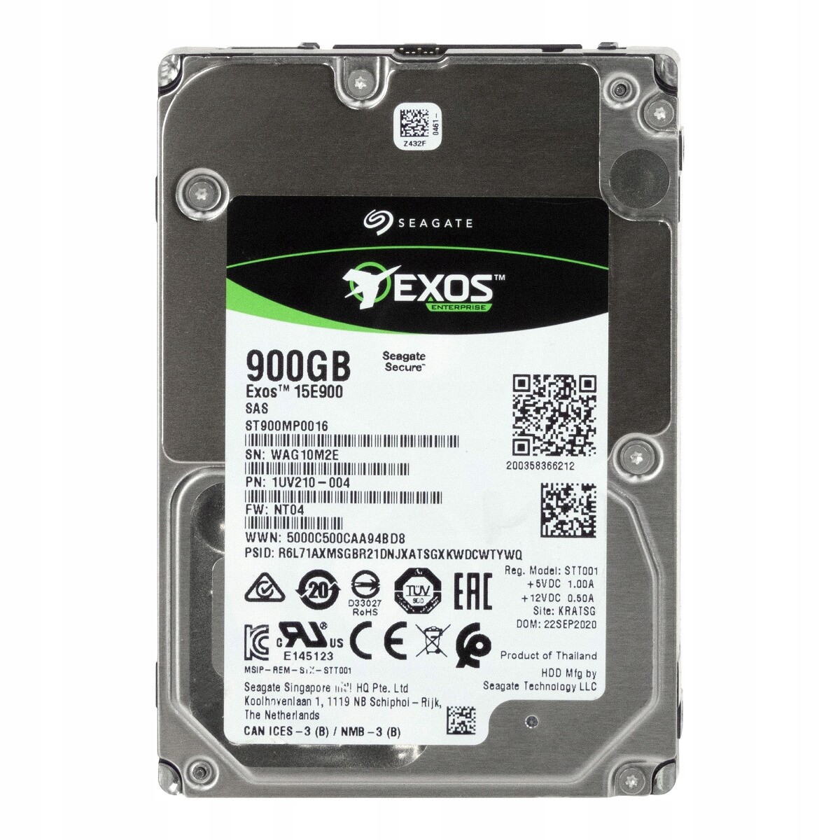 Seagate Exos 15E900 900GB 15K 256MB SAS-3 2,5'' ST900MP0016