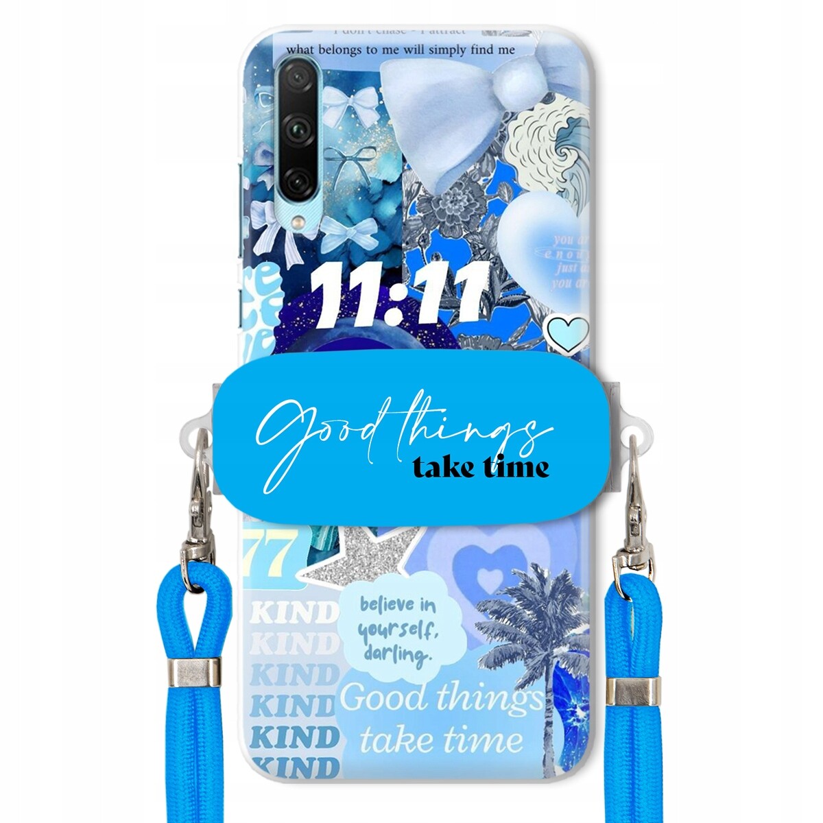 Pouzdro pro Huawei Honor 30i Držák Crossbody vodítko Good Things Take Time