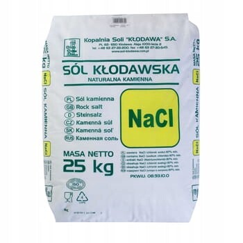 Kladská kamenná sůl mletý solný důl Kladno