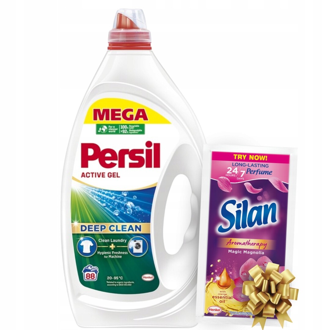 Persil Regular Active Gel na bílé prádlo 88pr 3,96L Dárek