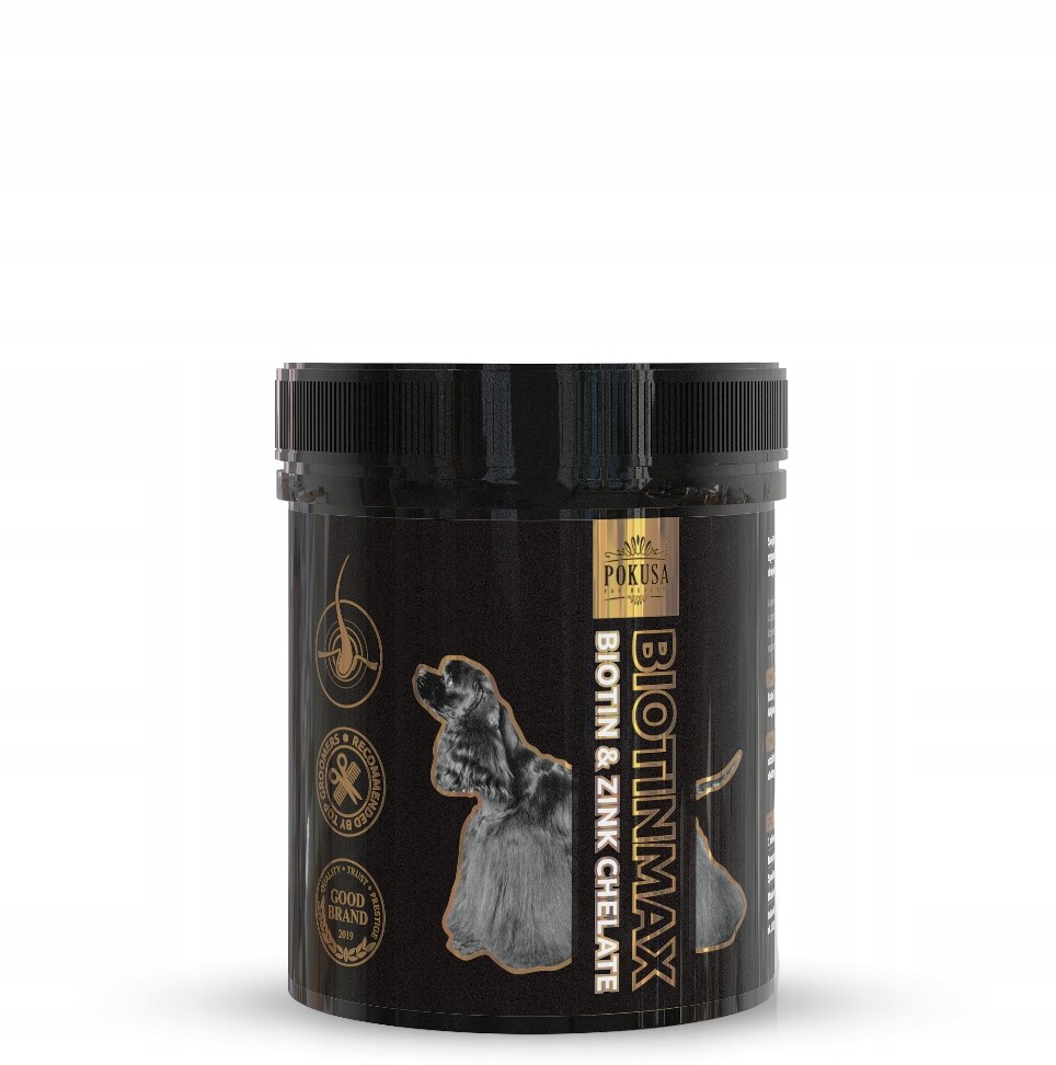 Pokusa DiamondCoat Biotin Max pro psy 350 g