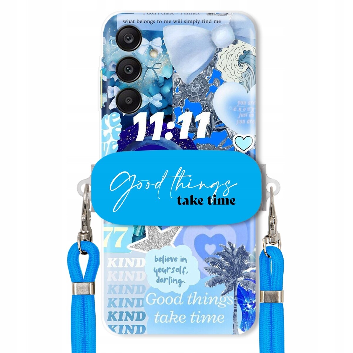 Pouzdro pro Samsung A26 5G Držák Crossbody vodítko Good Things Sea Léta