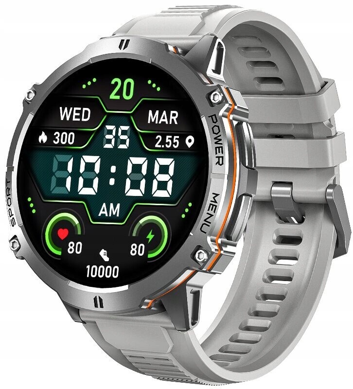 Chytré Hodinky Rubicon S Umělou Inteligencí Kompas Připojení 1000 mAh!