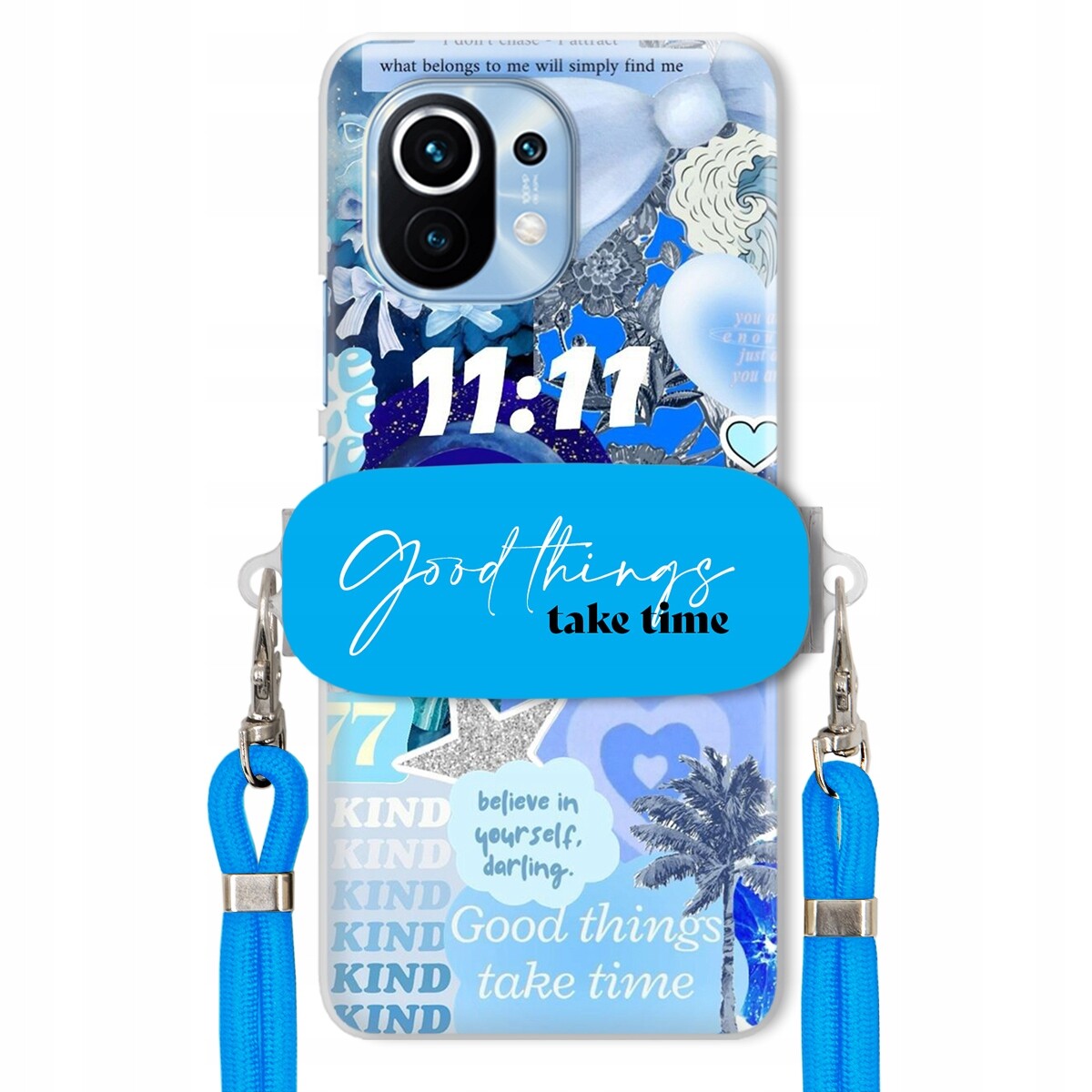 Pouzdro pro Xiaomi Mi 11 Držák Vodítko Crossbody Good Things Take Time Léta