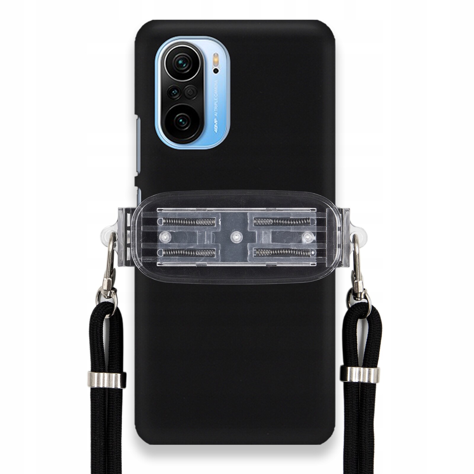 Pouzdro Pro Xiaomi MI 11i Smooth Case Ochrana Držák Univerzální Černá Šňůra