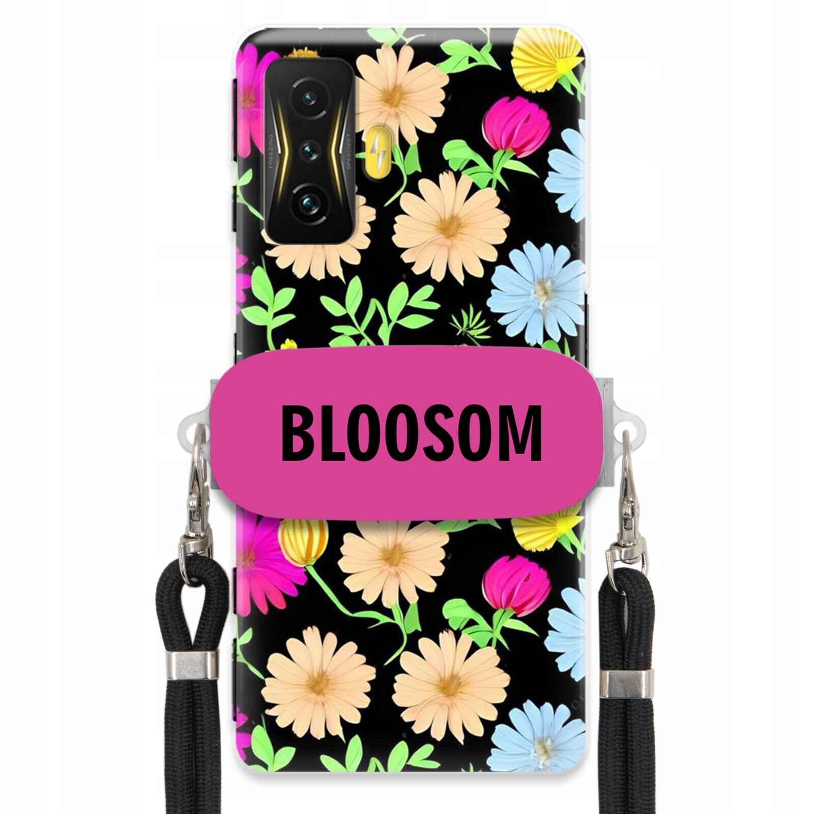 Pouzdro Crossbody Držák Pro Xiaomi Poco F4 Gt Kryt Květiny Bloosom Flower