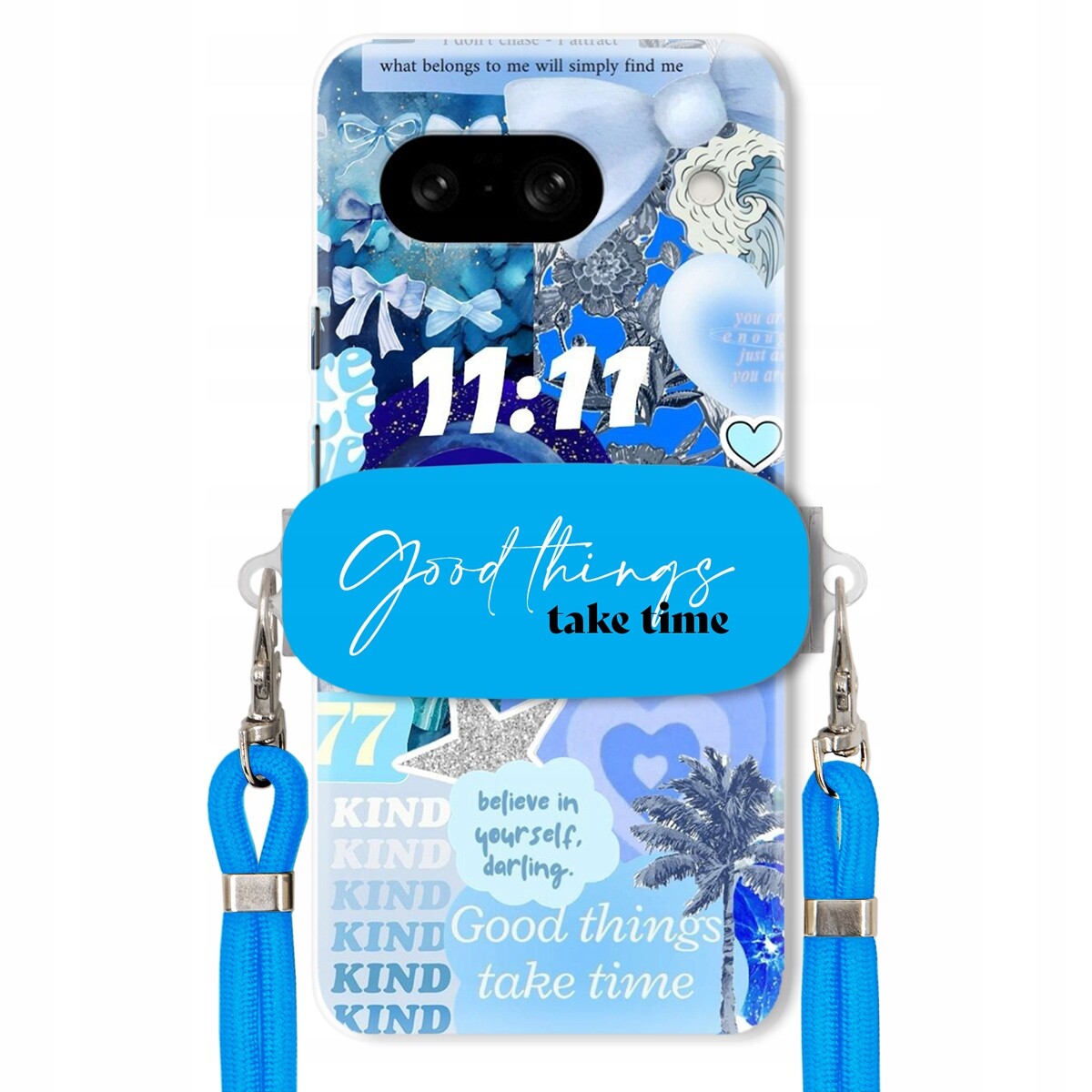 Pouzdro pro Google Pixel 8 Držák Crossbody vodítko Good Things Sea Lata