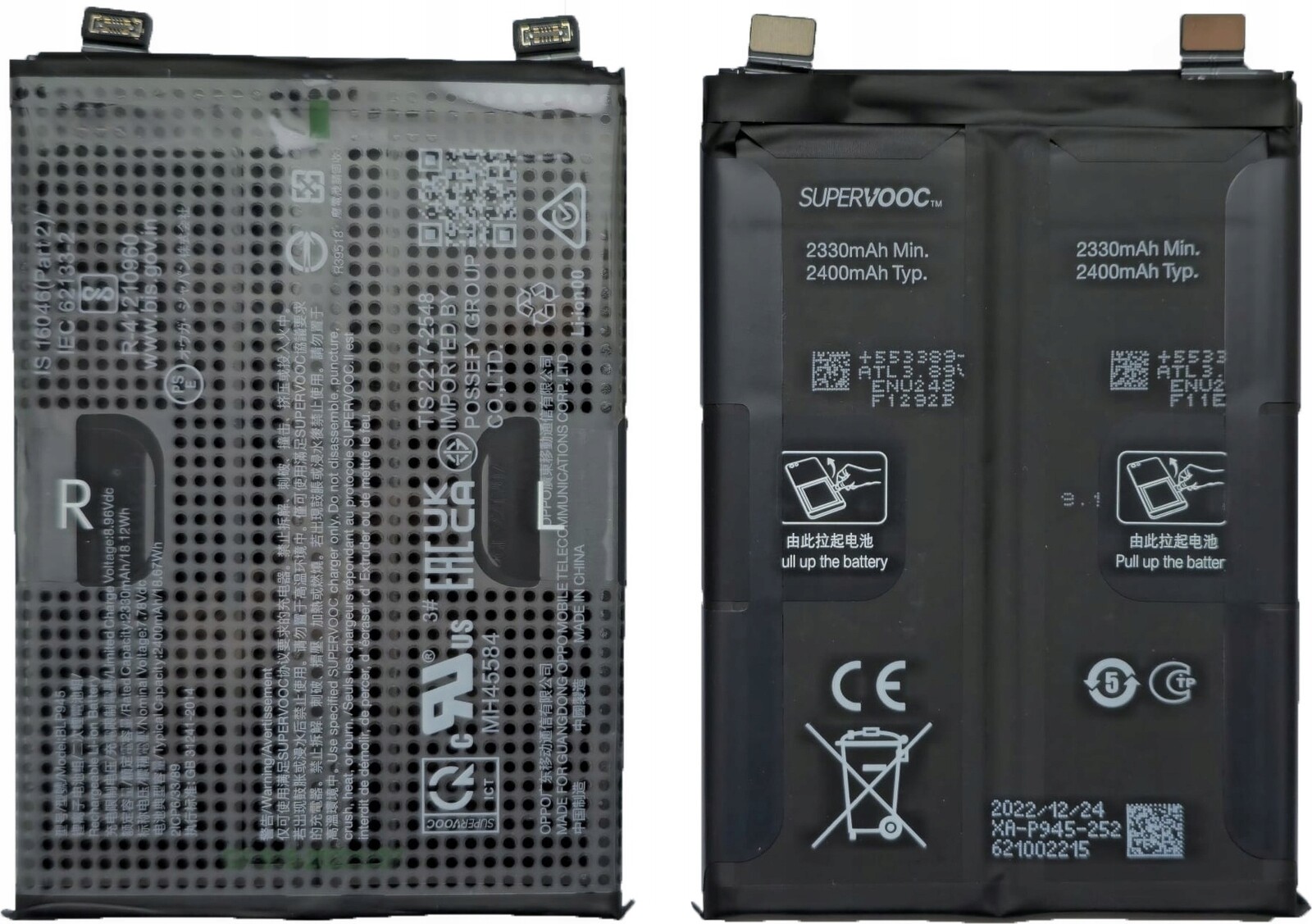 Originální Baterie Akumulátor Sevice Pack BLP945 OnePlus One+ 10T 5G