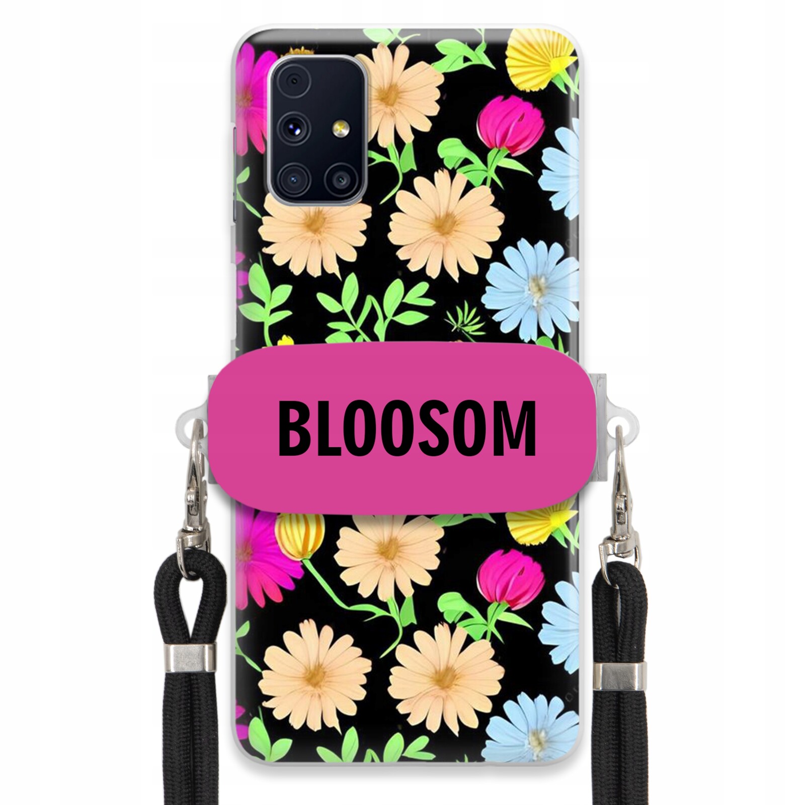 Pouzdro Crossbody Držák Pro Samsung M31S Kryt Case Květiny Bloosom Flower