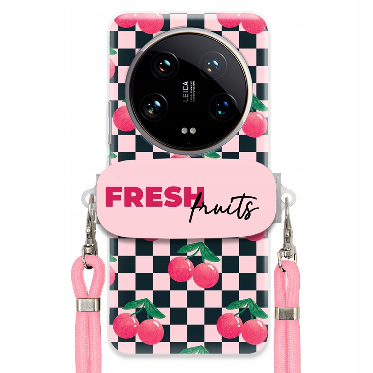 Pouzdro pro Xiaomi 14 Ultra Crossbody vodítko držák na šachovnici Fresh Fruits